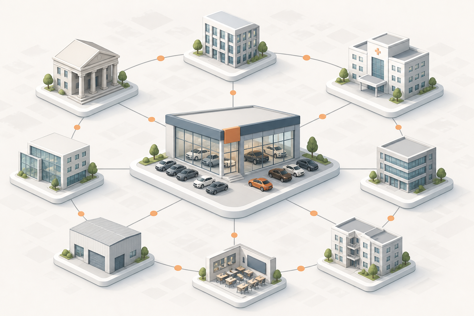 MotoOs360 partner network across finance, insurance, and logistics